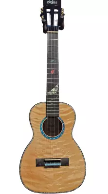 Leho Tenor Ukulele Solid Quilted Maple Stingray