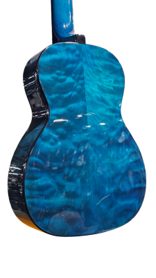 Leho Tenor Ukulele Solid Quilted Maple Stingray 7