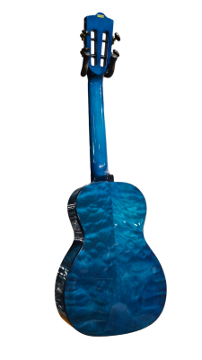 Leho Tenor Ukulele Solid Quilted Maple Stingray 6