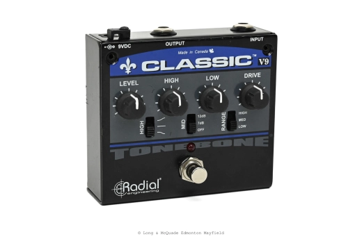 Radial - Classic V9 Overdrive-Distortion Pedal