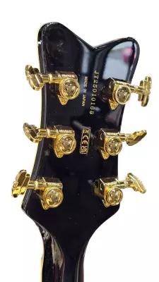 Gretsch G6134TG Limited Edition Paisley Penguin with String-Thru Bigsby, Ebony Fingerboard - Gold Paisley 4