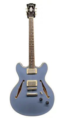 D'Angelico Excel DC Tour - Slate Blue 2
