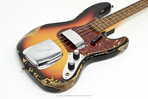 Fender Custom Shop - 1960 Jazz Bass Heavy Relic - 3-Colour Sunburst 2