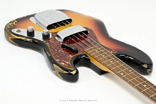 Fender Custom Shop - 1960 Jazz Bass Heavy Relic - 3-Colour Sunburst 4