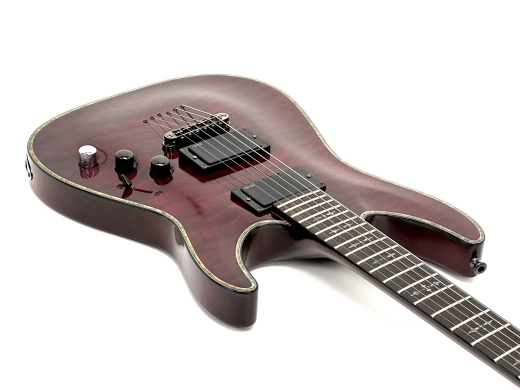 Schecter - Hellraiser C-1 Electric Guitar - Black Cherry 3