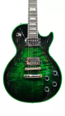 Gibson Les Paul Axcess Custom Stopbar Green Widow