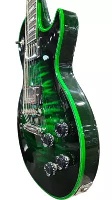 Gibson Les Paul Axcess Custom Stopbar Green Widow 2