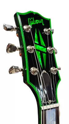 Gibson Les Paul Axcess Custom Stopbar Green Widow 2