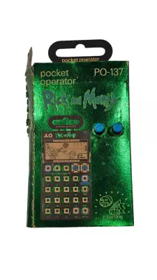Teenage Engineering PO-137 Pocket Operator Rick & Morty First Edition 2019 2