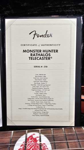 Fender Monster Hunter Rathalos Telecaster 2