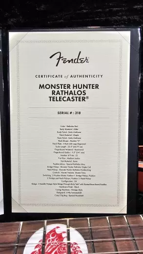 Fender Monster Hunter Rathalos Telecaster 7