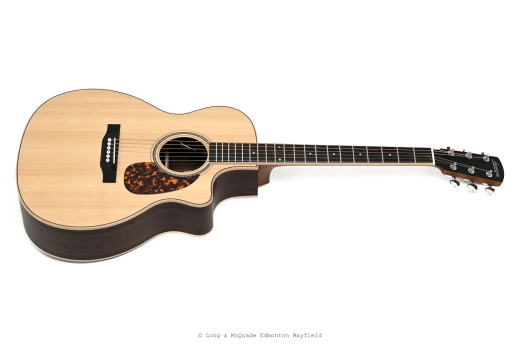 Store Special Product - Larrivee - OMV-03RE Spruce Acoustic/Electric Guitar with Case