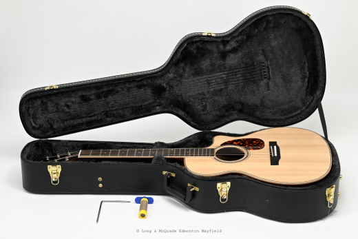 Larrivee - OMV-03RE Spruce Acoustic/Electric Guitar with Case 7