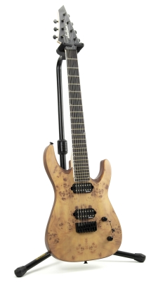 Jackson Guitars - JS Series Dinky Arch Top JS32-7 DKA HT Poplar Burl, Amaranth Fingerboard - Natural Satin