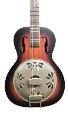Gretsch G9240 Alligator Round-Neck, Mahogany Body Biscuit Cone Resonator Guitar - 2-Colour Sunburst