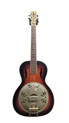 Gretsch G9240 Alligator Round-Neck, Mahogany Body Biscuit Cone Resonator Guitar - 2-Colour Sunburst 2