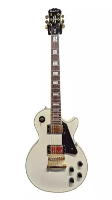 Epiphone Les Paul Custom Pro White 2