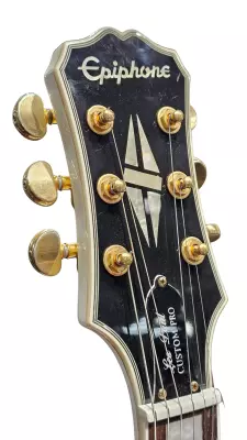 Epiphone Les Paul Custom Pro White 3