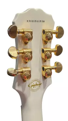 Epiphone Les Paul Custom Pro White 4