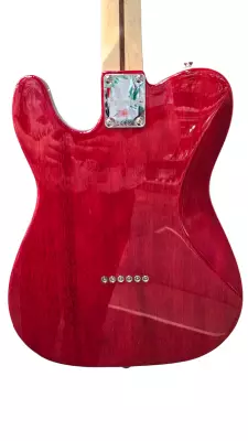 Squier Affinity Telecaster Flamed Maple Top SH - Crimson Red Transparent 5