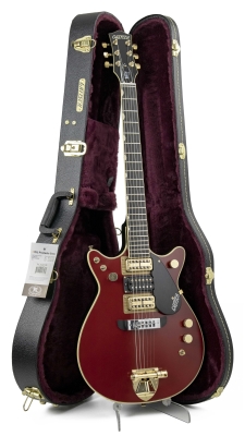 Gretsch Guitars - G6131-MY-RB Limited Edition Malcolm Young Signature Jet, Ebony Fingerboard - Vintage Firebird Red (Japan Market Only)