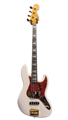 Store Special Product - Fender Custom Shop American Custom Jazz Bass NOS with Ebony Fingerboard - White Blonde