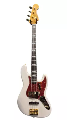 Fender Custom Shop American Custom Jazz Bass NOS with Ebony Fingerboard - White Blonde 2