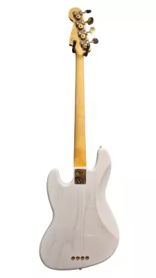 Fender Custom Shop American Custom Jazz Bass NOS with Ebony Fingerboard - White Blonde 2