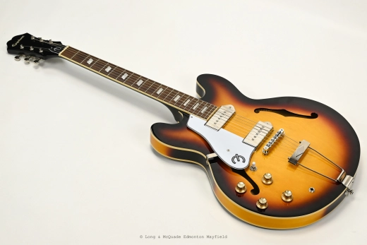 Epiphone - Casino Left Handed Semi-Hollow Guitar - Vintage Sunburst w/ Case 2