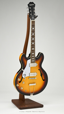 Epiphone - Casino Left Handed Semi-Hollow Guitar - Vintage Sunburst w/ Case 3