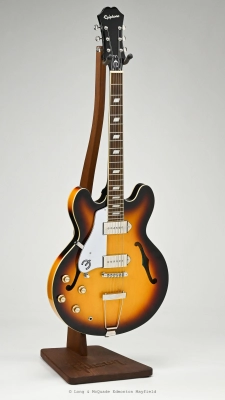 Epiphone - Casino Left Handed Semi-Hollow Guitar - Vintage Sunburst w/ Case 3