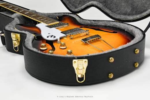 Epiphone - Casino Left Handed Semi-Hollow Guitar - Vintage Sunburst w/ Case 8