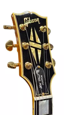Gibson Les Paul Custom Figured Top Electric Guitar with Bigsby - Antique Natural 2