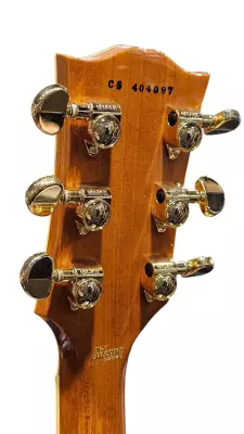 Gibson Les Paul Custom Figured Top Electric Guitar with Bigsby - Antique Natural 2