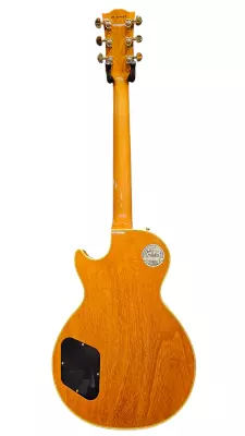 Gibson Les Paul Custom Figured Top Electric Guitar with Bigsby - Antique Natural 2