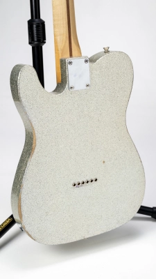 Fender - Brad Paisley Road Worn Telecaster - Silver Sparkle 5