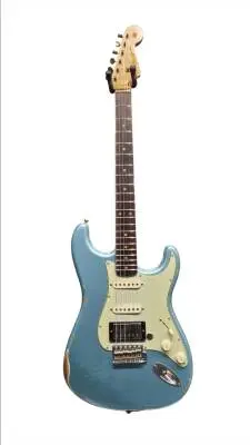 Fender Custom Shop Limited Edition '59 Stratocaster HSS Relic - Daphne Blue Metallic 2