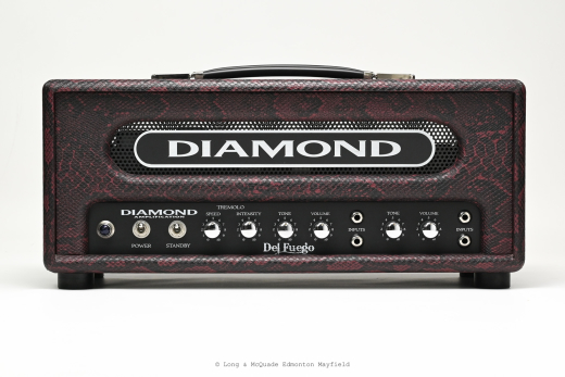 Diamond Amplification - Del Fuego Head - Red Snake Skin