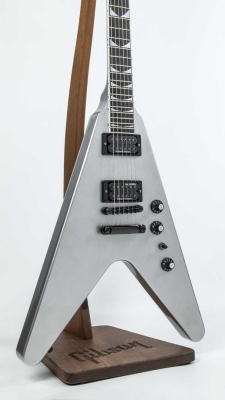 Gibson - Dave Mustaine Flying V Explorer - Silver Metallic 2