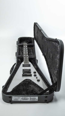 Gibson - Dave Mustaine Flying V Explorer - Silver Metallic 7