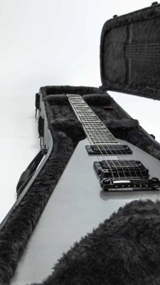 Gibson - Dave Mustaine Flying V Explorer - Silver Metallic 8