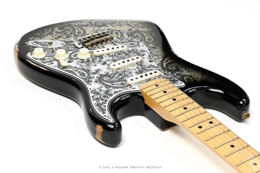 Fender Custom Shop - Limited 1968 Black Paisley Stratocaster Relic, Maple Fingerboard - Black Paisley 4