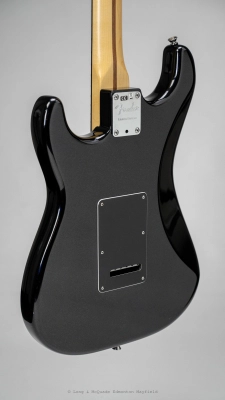 Fender - Limited Edition American Standard Blackout Stratocaster (Modified), Mystic Black, Ebony 2