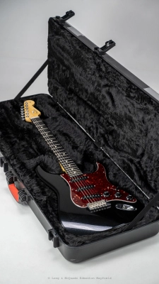 Fender - Limited Edition American Standard Blackout Stratocaster (Modified), Mystic Black, Ebony 2