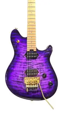 EVH Wolfgang Special QM, Baked Maple Fingerboard - Purple Burst
