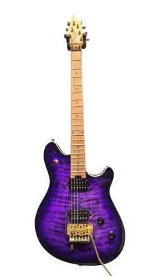 EVH Wolfgang Special QM, Baked Maple Fingerboard - Purple Burst 2