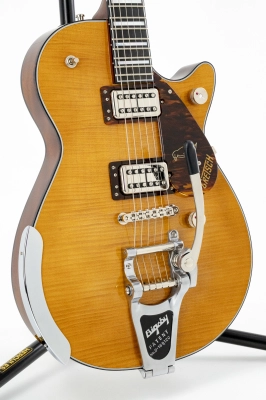 Gretsch Guitars - G6134TFM-NH Nigel Hendroff Signature Penguin - Amber Flame 3