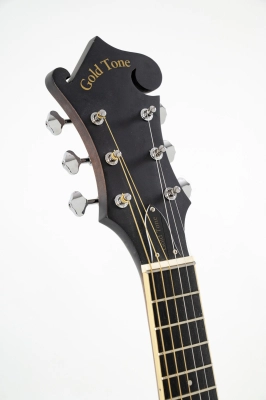 Gold Tone - F-6 6-String F-style Mando-Guitar with Pickup and Case 2