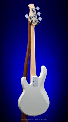 Sterling - StingRay Short Scale Bass Guitar - Olympic White 2