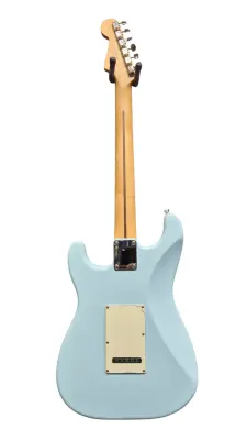 Fender MIJ Junior Collection Stratocaster - Satin Daphne Blue 2